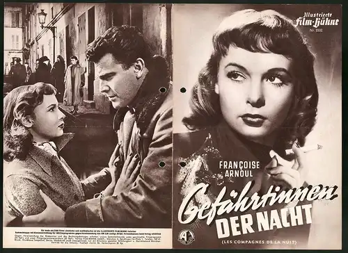 Filmprogramm IFB Nr. 2332, Gefährtinnen der Nacht, Francoise Arnoul, Raymond Pellegrin, Regie: Ralph Habib