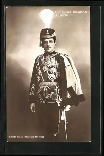 AK A. R. Prince Alexander de Serbie, Prinz von Serbien