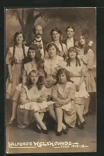 AK Walford`s Welsh Maids, Tour 1915 /16