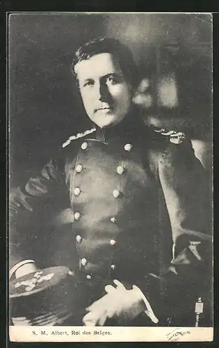 AK S. M. Albert, Roi des Belges, König Albert von Belgien