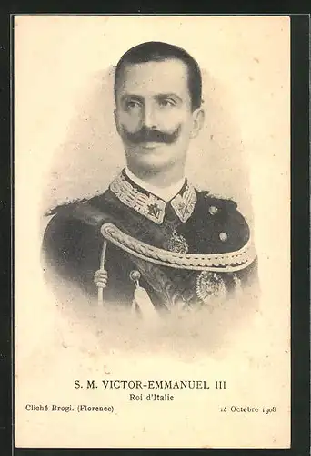 AK S. M. Victor-Emmanuel III., Roi d`Italie