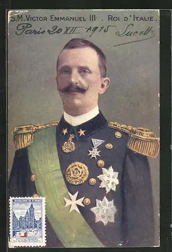 AK S. M. Victor-Emmanuel III., Roi d`Italie