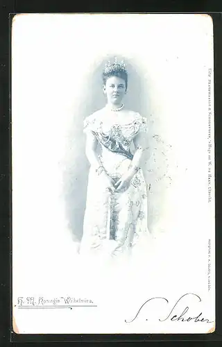 AK H. M. Koningin Wilhelmina von den Niederlanden