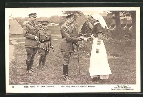 AK The King at the Front, The King meets a hospital matron