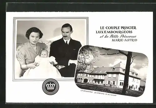 AK Betzdorf, Le couple Princier Luxembourgeos et la Petite Princesse Marie-Astrid, La Résidence: Le Chateau