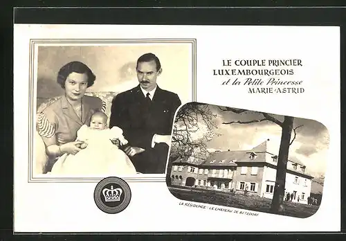 AK Betzdorf, Le Couple princier Luxembourgeois et la Petite Princesse Marie-Astrid, Le Chateau