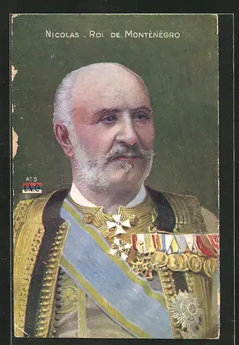 AK König Nicolas von Montenegro in Uniform