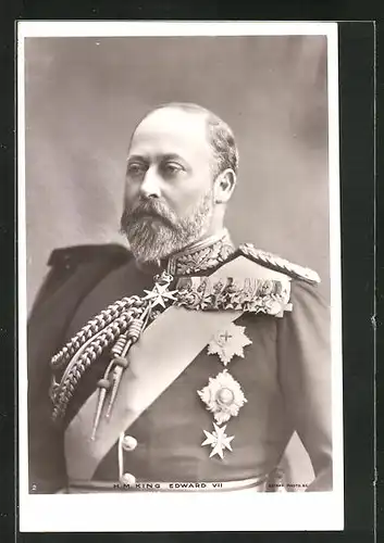 AK König Edward VII. von England in Uniform