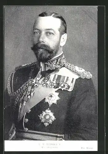 AK König George V. von England in Uniform