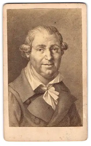 Fotografie Schriftsteller Johann Karl August Musäus im Portrait