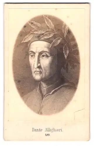 Fotografie Dante Allighieri im Portrait