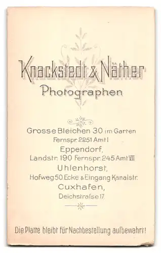 Fotografie Kanackstedt & Näther, Hamburg, Grosse Bleichen 30, Portrait Herr mit vuluminösem Vollbart