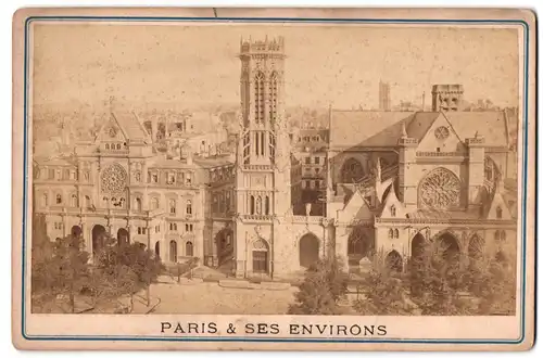 Fotografie unbekannter Fotograf, Ansicht Paris, Saint-Germain Kirche