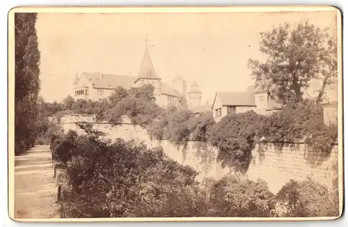 Fotografie unbekannter Fotograf, Ansicht Nürnberg, Blick auf Burg vom Neuthor