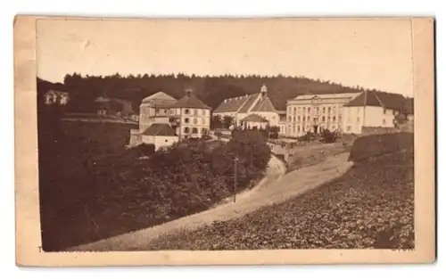 Fotografie T. Zurbrüggen, Sion, Ansicht Uetliburg, Kloster Sion