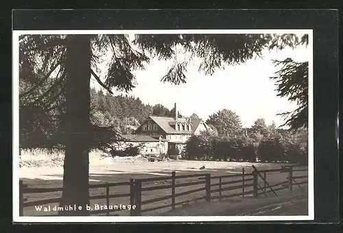 AK Braunlage, Gasthaus Waldmühle
