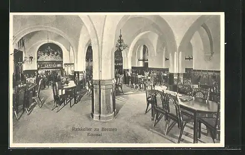 AK Bremen, Gasthaus Ratskeller, Echosaal