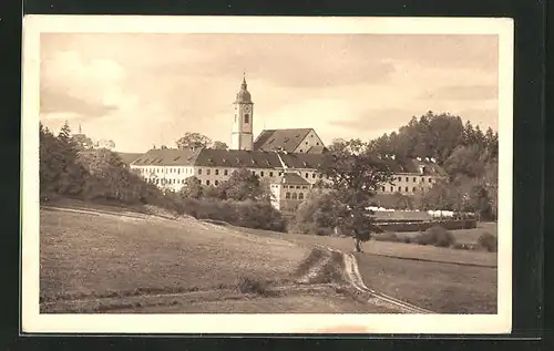 AK Dietramszell, Kloster u. Höhere Mädchenschule, Ostfront