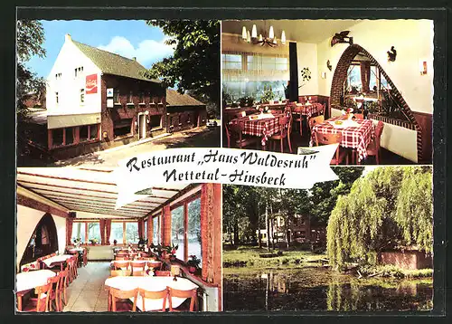 AK Nettetal-Hinsbeck, Pension-Gasthaus Waldesruh, Mehrfachansichten