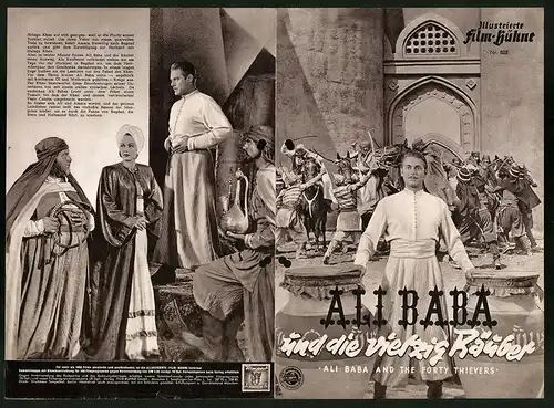 Filmprogramm IFB Nr. 822, Ali Baba und die vierzig Räuber, Maria Montez, Jon Hall, Regie: Arthur Lubin