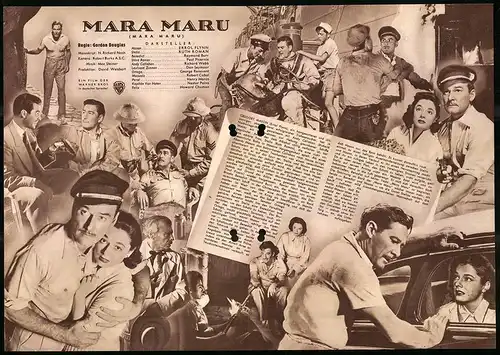 Filmprogramm IFB Nr. 1578, Mara Maru, Errol Flynn, Ruth Roman, Regie: Gordon Douglas