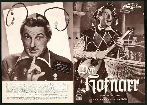 Filmprogramm IFB Nr. 3384, Der Hofnarr, Danny Kaye, Glynis Johns, Regie: Norman Panama, Melvin Frank
