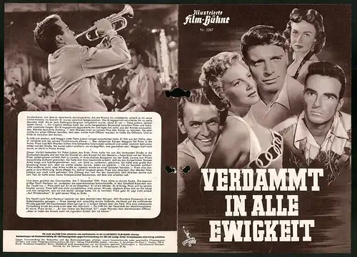 Filmprogramm IFB Nr. 2267, Verdammt in alle Ewigkeit, Burt Lancaster, Montgomery Clift, Regie: Fred Zinnemann