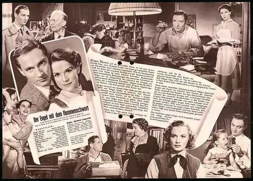 Filmprogramm Unser Haus-Programm, Der Engel mit dem Flammenschwert, Martin Benrath, Petra Peters, Regie: G. Lamprecht