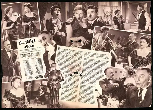 Filmprogramm IFB Nr. 3288, Ein tolles Hotel, Theo Lingen, Ruth Stephan, Regie: Hans Wolff