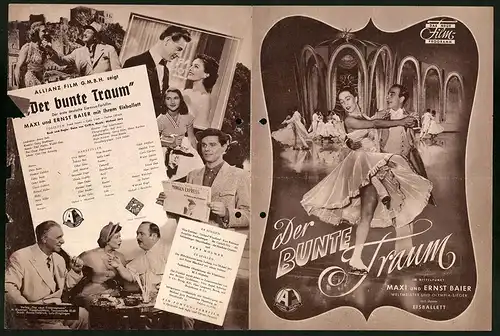 Filmprogramm DNF, Der bunte Traum, Vera Molnar, Felicita Busi, Regie: Geza von Cziffra