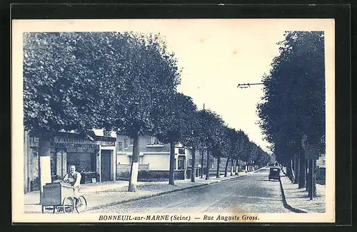 AK Bonneuil-sur-Marne, Rue Auguste Gross