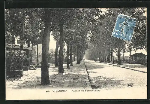 AK Villejuif, Avenue de Fontainebleau