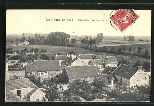 AK La Queue-en-Brie, Panorama pris du Clocher
