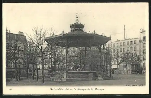 AK Saint-Mande, le Kiosque de la Musique