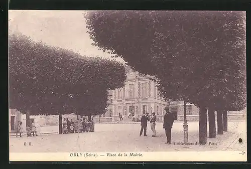 AK Orly, Place de la Mairie