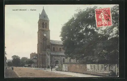 AK Saint-Mandé, Eglise, Kirche