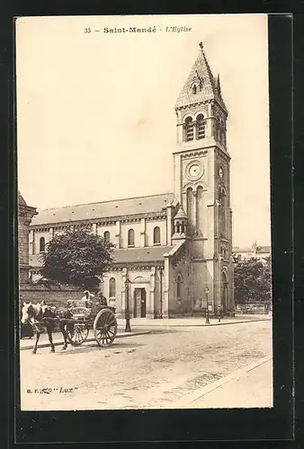 AK Saint-Mandé, L`Eglise, Kirche