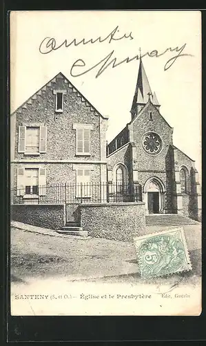 AK Santeny, Eglise et le Presbytere