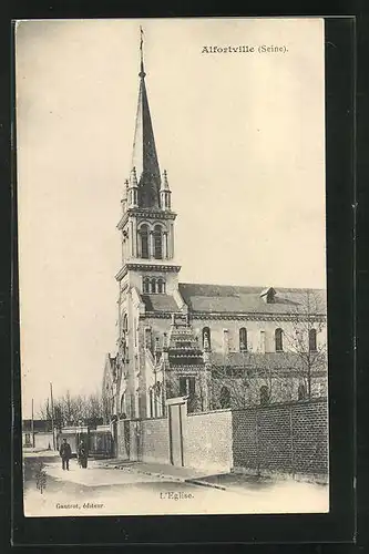 AK Alfortville, L`Église, Ansicht der Kirche