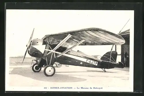 AK Istres-Aviation, Le Morane de Détroyat, Flugzeug
