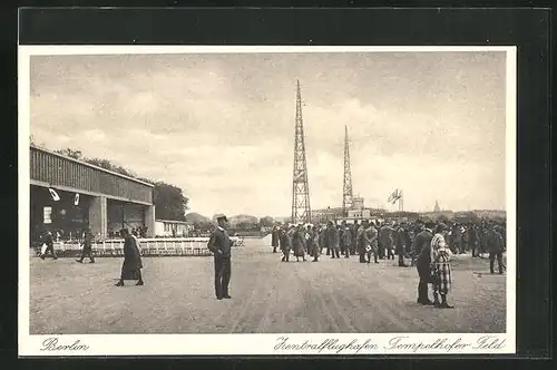 AK Berlin, Zentralflughafen Tempelhofer Feld