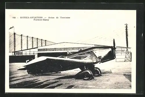 AK Istres-Aviation, Avion de Tourisme Farman-Gipsy, Flugzeug