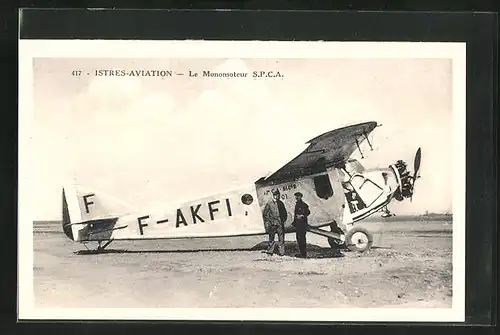 AK Istres-Aviation, Le Monomoteur S. P. C. A., Flugzeug