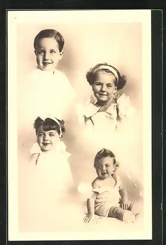 AK Leurs Altesses Royales, le Prince Henri 14. juin 1933 & la Princesse Isabelle 8 avril 1932