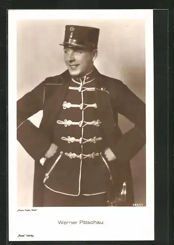 AK Schauspieler Werner Pittschau mit Hut