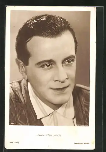 AK Schauspieler Iwan Petrovich