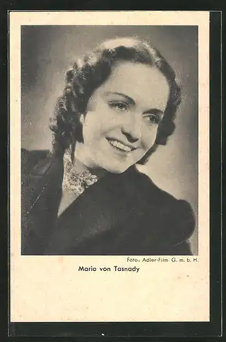 AK Schauspielerin Maria von Tasnady