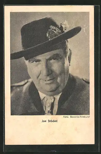 AK Schauspieler Joe Stöckel mit Hut
