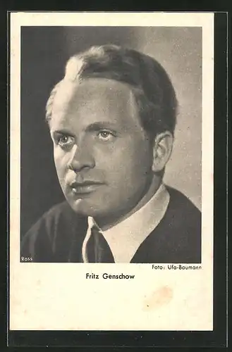 AK Schauspieler Fritz Genschow