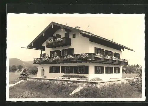 Foto-AK Rottach-Egern, Hotel-Pension Hoger